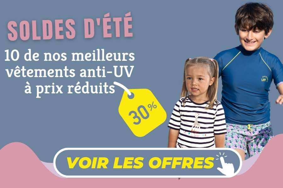 Les v&ecirc;tements anti-UV Les Petits Prot&eacute;g&eacute;s sont con&ccedil;us pour offrir la meilleure des protections solaires aux b&eacute;b&eacute;s et aux enfants. 